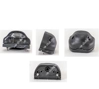 COPPIA FANALI TARGA BASE PIANA NERO BOMBATO