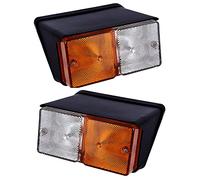 Coppia Fanalini Anteriori Lampeggianti 12V per Trattore Ford - Frecce Posizione Parafango Tipo Hella | Fanale Anteriore 3600 6600 Fiat Same Valpadana -11009401