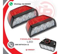 Coppia Fanalini Targa Posteriori Led Luce targa e posizione 12/24V Omologati
