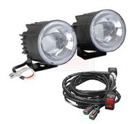 Coppia faretti fari supplementari moto Led 650 lm 5700K 90459