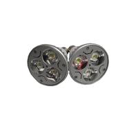 COPPIA FARETTO LAMPADA 3 LED E14 BIANCO BASSO CONSUMO