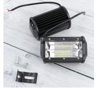 Coppia Fari 72 Watt Lampada Da Lavoro Faretto Auto Barca Camion 12/24v Smd 6000k