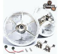 Coppia Fari Anabbaglianti alogeni 7" Conversione P700 H4 Mini Cooper