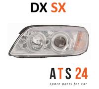COPPIA FARI ANT CHEVROLET CAPTIVA ANNO 07/06-11/10 P/CROMATA H7 H1 C/MOT ELETTRI