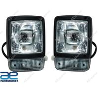 Coppia Fari Anteriori Headlamp Con Indicatori Per JCB 4DX AEspares