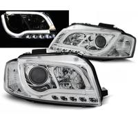 Coppia fari Audi A3 8P 03-08 led LTI cromati
