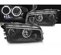 Coppia fari Dodge Charger 2006-2010 Angel eyes nero - 41293794