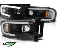 Coppia fari Dodge Ram 02-06 LED LTI nero