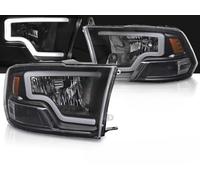 Coppia fari Dodge Ram dal 2009 al 2018 Tubelight Led nero-41306009