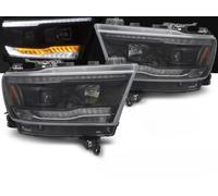 Coppia fari Dodge Ram dal 2019 al 2022 LED DYN nero - 41386161