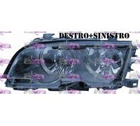COPPIA FARI FANALE PROIETTORE DX+SX 2H7 C/MOT.EL BMW SERIE 3 E46 CABRIO 99>01 NR