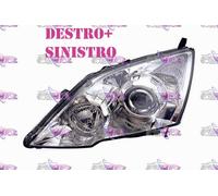 COPPIA FARI FANALE PROIETTORE DX+SX H1-HB3 PAR CROM PRE REG ELET HONDA CRV 07>12
