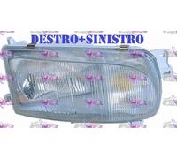 COPPIA FARI FANALE PROIETTORE DX+SX H3-H4 2 PARAB NISSAN VANETTE SERENA 92>96