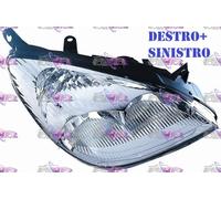 COPPIA FARI FANALE PROIETTORE DX+SX H4-H7 PRED REG ELETT CITROEN C5 00>04