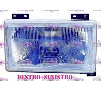 COPPIA FARI FANALE PROIETTORE DX+SX H4-R2 ASIMM FIAT DUCATO 84>93