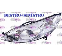 COPPIA FARI FANALE PROIETTORE DX+SX H7-H1 PEUGEOT 407 04> DAL 2004 IN POI