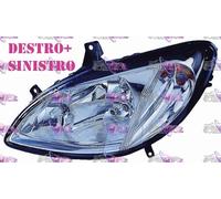 COPPIA FARI FANALE PROIETTORE DX+SX H7-H7-H7 MERCEDES VITO W639 03>10 VIANO 03>