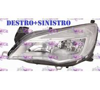 COPPIA FARI FANALE PROIETTORE DX+SX H7-H7 OPEL ASTRA J 10>14 DAL 2010 AL 2014