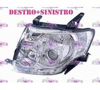 COPPIA FARI FANALE PROIETTORE DX+SX H9-H11 PRED REG ELETT MITSUB PAJERO 07>