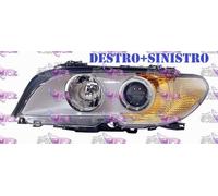 COPPIA FARI FANALE PROIETTORE DX+SX XENON D2S-H7 C/M BMW SERIE 3 E46 CABRIO 03>