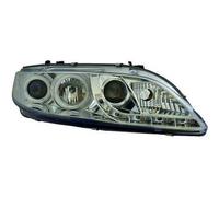 Coppia fari fanali anteriori TUNING 6 02-08 cromati non marchiati E H1+H