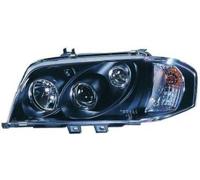 Coppia fari fanali anteriori TUNING W202 93-00 neri lenticolar