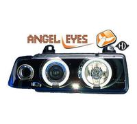 Coppia Fari Fanali Anteriori Tuning Serie 3 E36 92-98 coupe' cabrio con anel