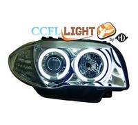 Coppia fari fanali anteriori TUNING Serie1 E87 E81 E82 E88 04-7.11 Cromati