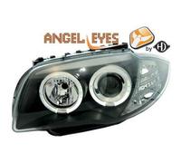 Coppia fari fanali anteriori TUNING Serie1 E87 E81 E82 E88 04-07/11 neri H7