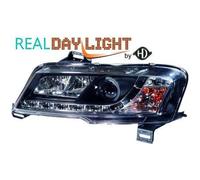 Coppia fari fanali anteriori TUNING STILO 01-08 3pt neri H1+H1+H7 per reg