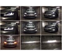 Coppia Fari Fanali Osram FULL LEDriving® HL VW Golf VII Cromati 12V 25W