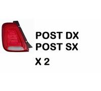 COPPIA Fari Fanali posteriore sx e dx GRUPPO OTTICO FIAT 500 15> M.MARELLI
