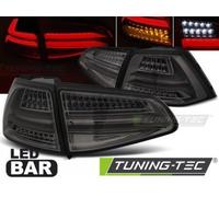 Coppia Fari Fanali Posteriori Fibbra LTI Tuning GOLF 7 2013-2017 Fumè LED BAR