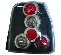 Coppia fari fanali posteriori TUNING LUPO AROSA 97-00 fondo nero vetro chiaro