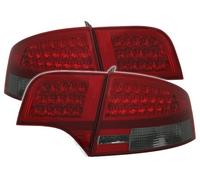 Coppia Fari Fanali Tuning LED Posteriori A4 B7 04-07 Berlina Fume' Rosso