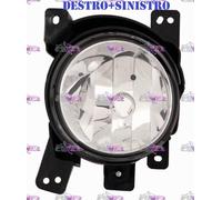 COPPIA FARI FARETTO FENDINEBBIA DX+SX GE881 HYUNDAI SANTAFE 2010 AL 2012
