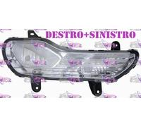 COPPIA FARI FARETTO FENDINEBBIA DX+SX H10-WY21W 2 FORI PER LAMP. FORD KUGA 13>16