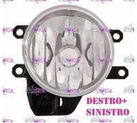 COPPIA FARI FARETTO FENDINEBBIA DX+SX H16 TOYOTA YARIS 17> DAL 2017 IN POI