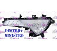 COPPIA FARI FARETTO FENDINEBBIA DX+SX H27-GE881 KIA SPORTAGE DAL 2010 AL 2015
