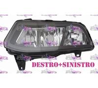 COPPIA FARI FARETTO FENDINEBBIA + INDICATORE DIREZ DX+SX H8 VW POLO 14>17