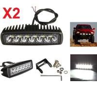 Coppia Fari Faro supplementare striscia LED Auto,Suv.12-24V.Faretto fendinebbia