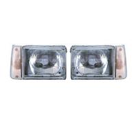 COPPIA FARI FIAT PANDA 141 1986-2003 PROIETTORI FANALI ANTERIORI Dx e Sx MANUALE