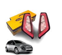 COPPIA FARI FIAT PUNTO EVO FANALI STOP POSTERIORI GRUPPO OTTICO BORDO INT. NERO