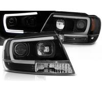 Coppia fari Jeep Grand Cherokee 99-05 LED LTI nero