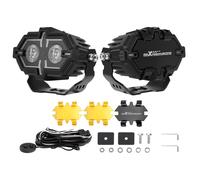 Coppia Fari LED 108W 4.5" For Fuoristrada ATV Camion IP68 Spot Flood Combo Beam