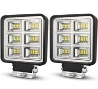 coppia fari led 144watt 12v24v luce fredda Faretto Attacchi, Offroad barra