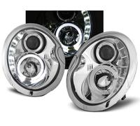 Coppia fari Mini Cooper 01-04 Daylight led cromati