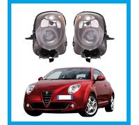 Coppia Fari per ALFA ROMEO MITO dal 2008 Destro e Sinistro PROIETTORE ANTERIORE