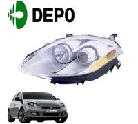 Coppia Fari Proiettori Anteriori Dx Sx Fiat Bravo II 07> con freccia gialla