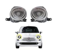 COPPIA FARI PROIETTORI FANALI ANTERIORE DX E SX H7 FIAT NUOVA 500 DAL 2015